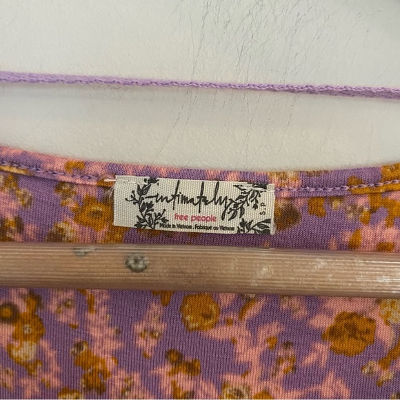 Free People Kaya Floral Pink Bodysuit - Picture 6 of 9